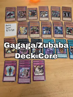 Yu-Gi-Oh Gagaga Zubaba Deck Core - Image 1