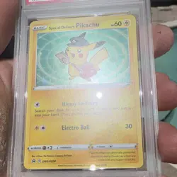 2020 POKEMON SWSH BLACK STAR PROMO 074 SPECIAL DELIVERY PIKACHU-HOLO CANADA - Image 4