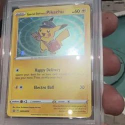 2020 POKEMON SWSH BLACK STAR PROMO 074 SPECIAL DELIVERY PIKACHU-HOLO CANADA - Image 5