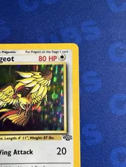 1999 Pokemon Jungle Pidgeot Holo 1st Edition Rare 8/64 WOTC Vintage English - Image 4
