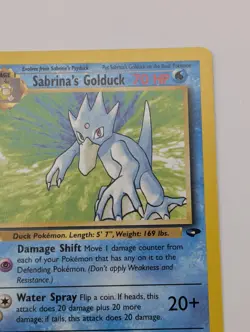 Pokemon 1st Ed Sabrina's Golduck Gym Challenge 30/132 WOTC 2000 NM - Image 4