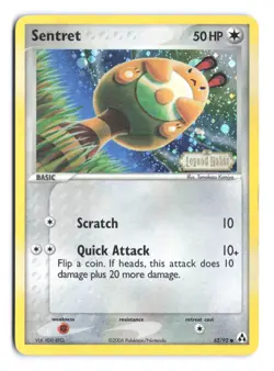2006 Pokemon Ex Legend Maker - Sentret Reverse Holo Foil Common #62 - Image 1