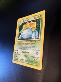 Pokemon TCG Venasaur Holo Rare Card 15/102 Base Set - Image 3