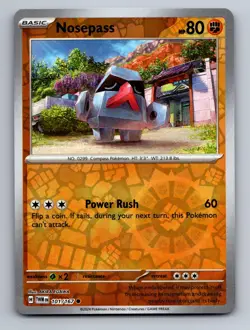Nosepass 101/167 Common Twilight Masquerade Pokemon Near Mint Reverse Holo - Image 1
