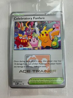 SEALED Pokemon TCG Celebratory Fanfare 2025 Ace Trainer Reward Promo card - Image 3