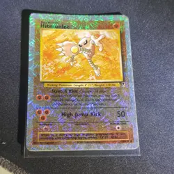 2002 Pokemon Hitmonlee 13/110 Legendary Collection Reverse Holo Rare WOTC MP - Image 3