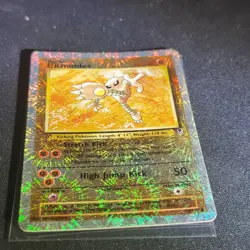 2002 Pokemon Hitmonlee 13/110 Legendary Collection Reverse Holo Rare WOTC MP - Image 5