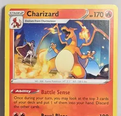 Charizard Rare SWSH04: Vivid Voltage Sword & Shield Pokemon TCG 025/185 LP - Image 2