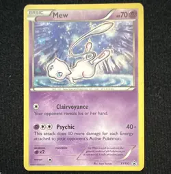 Pokemon TCG Mew XY192 Promo Holo English Basic Psychic 70 HP Card - Image 1