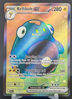 Pokemon Bellibolt ex #237/193 English Paldea Evolved Ultra Rare Full Art - Image 1