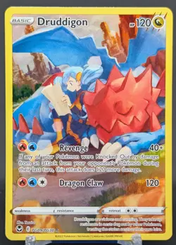 Pokemon Druddigon #TG09/TG30 English Silver Tempest Trainer Gallery - Image 1