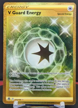 Pokemon V Guard Energy #215/195 English Silver Tempest Full Art Secret Rare - Image 1