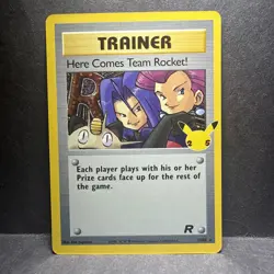 Here Comes Team Rocket! 15/82 Holo 25th Celebrations: Pokemon Holo NM - Image 1