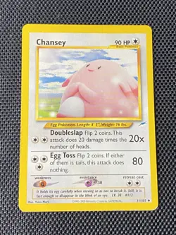 Chansey 31/105 Pokemon Neo Destiny Regular - LP - Image 1