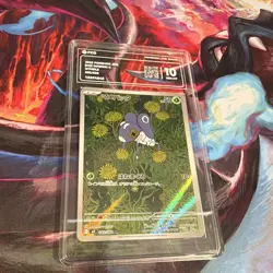 Pokemon TCG Japanese Nymble 082/080 M2 AR Holo PCG 10, like psa/cgc - Image 1
