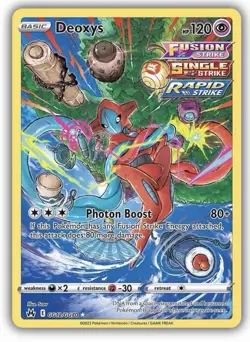 POKEMON Deoxys GG12/GG70 SWSH: Crown Zenith: Galarian Gallery Holo - Image 3