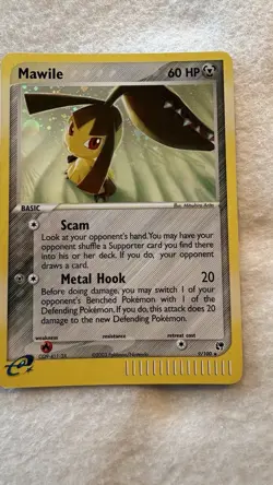 The Pokemon Company Mawile 9/100 Sandstorm Holo Rare 2003 Pokemon TCG - Image 2