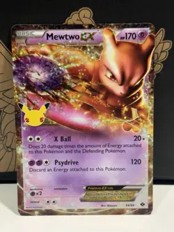 Mewtwo Ex 54/99 Pokemon Celebrations 25th Anniversary Holo NM - Image 1