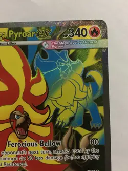 Pokemon Mega Pyroar EX 099/086 Chaos Rising Ultra Rare Near Mint - Image 5