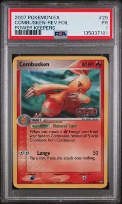 Pokemon Combusken Reverse Holo EX Power Keepers Card 29/108 PSA 1 POP 1 - Image 1