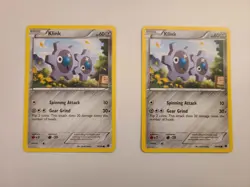 Pokemon TGC 2011 Emerging Powers Klink 74/98 Regular Two card Bundle Near Mint - Image 1