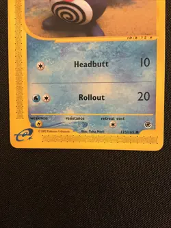 Pokemon TCG Poliwag 125/165 Expedition Base Set Regular Common 50 HP EN 2002 - Image 3