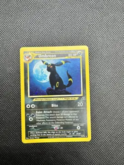 READ DESC/MAKE OFFER Pokemon TCG Umbreon Neo Discovery Holo Rare 13/75 LP - Image 4
