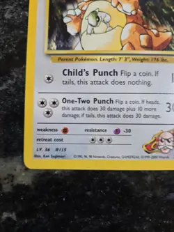 Pokemon Gym Heroes Uncommon Blaine's Kangaskhan 36/132 - Image 2