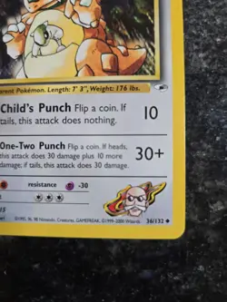Pokemon Gym Heroes Uncommon Blaine's Kangaskhan 36/132 - Image 3