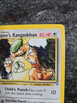 Pokemon Gym Heroes Uncommon Blaine's Kangaskhan 36/132 - Image 4