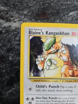 Pokemon Gym Heroes Uncommon Blaine's Kangaskhan 36/132 - Image 5