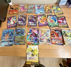 Pokemon Jumbo Card Lot - 17 Oversized Total Cards - Varying Condition Charizard - Image 1