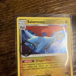 Salamence 106/168 Cosmos Holo - Near Mint - HD Foot Swirl - Image 3