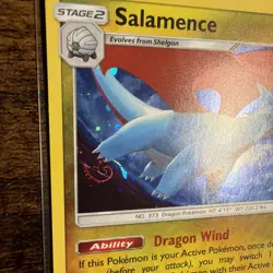 Salamence 106/168 Cosmos Holo - Near Mint - HD Foot Swirl - Image 4