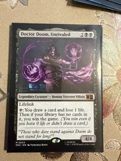 Wizards of the Coast Doctor Doom, Unrivaled 0654 Mythic Black - Image 1