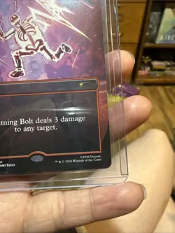 MTG magic cards 1x Lightning Bolt standard showdown promo borderless TMNT - Image 2