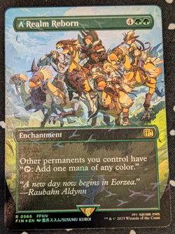 A Realm Reborn (Borderless) (Chocobo Track Foil) Final Fantasy MTG - Image 1
