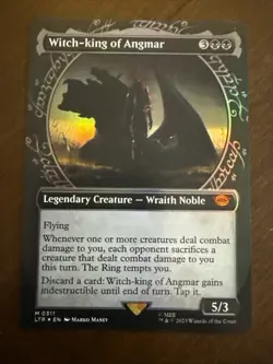 Witch-King of Angmar Lord of the Rings: Tales of Middle-Earth Collectible Card - Image 1