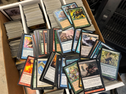 LOT OF 3000+ MTG MAGIC THE GATHERING PLAYED RARES SOME HEAVY SOME FOREIGN - Image 3