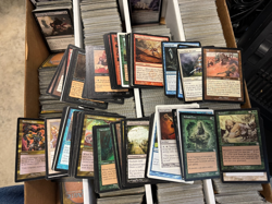 LOT OF 3000+ MTG MAGIC THE GATHERING PLAYED RARES SOME HEAVY SOME FOREIGN - Image 4