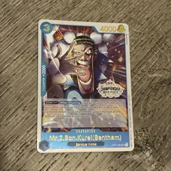 One Piece Card Game Mr. 2 Bon Kurei (Bentham) OP01-084 Store Championship Vol. 2 - Image 2