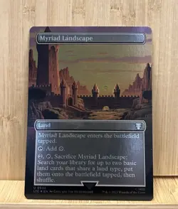 MTG LTC 0534 - “Myriad Landscape” Borderless - FOIL - Image 1