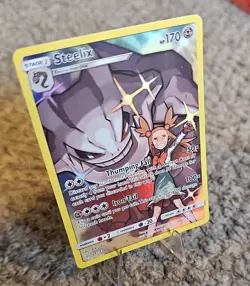 Steelix 247/236 Secret Rare Pokemon Card Sun & Moon Cosmic Eclipse FULL ART - Image 2