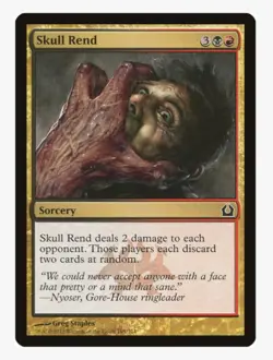 Skull Rend | MTG RTR | Rakdos Burn Discard EDH Commander | LP - Image 1