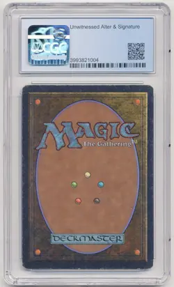 Graded Signed Altered Elephant Graveyard Arabian Nights Artist Rob Alexander MTG - Image 2