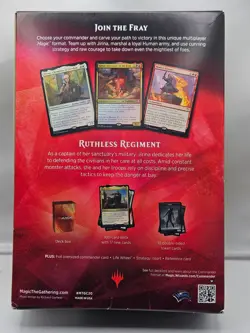 MTG Ruthless Regiment Commander Deck 2020 NEW SEALED Magic The Gathering - Image 4