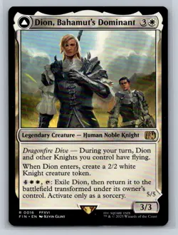 2025 Magic Final Fantasy Dion, Bahamut's Dominant // Bahamut, Warden of Light - Image 1
