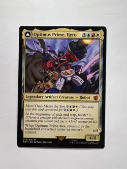 Optimus Prime, Hero / Optimus Prime, Autobot Leader - MTG BOT - NM - Image 1