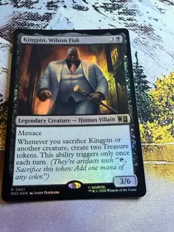 Kingpin, Wilson Fisk R Commander: Marvel Super Heroes 661 NM MTG Foil - Image 1