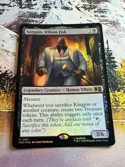 Kingpin, Wilson Fisk R Commander: Marvel Super Heroes 661 NM MTG Foil - Image 3